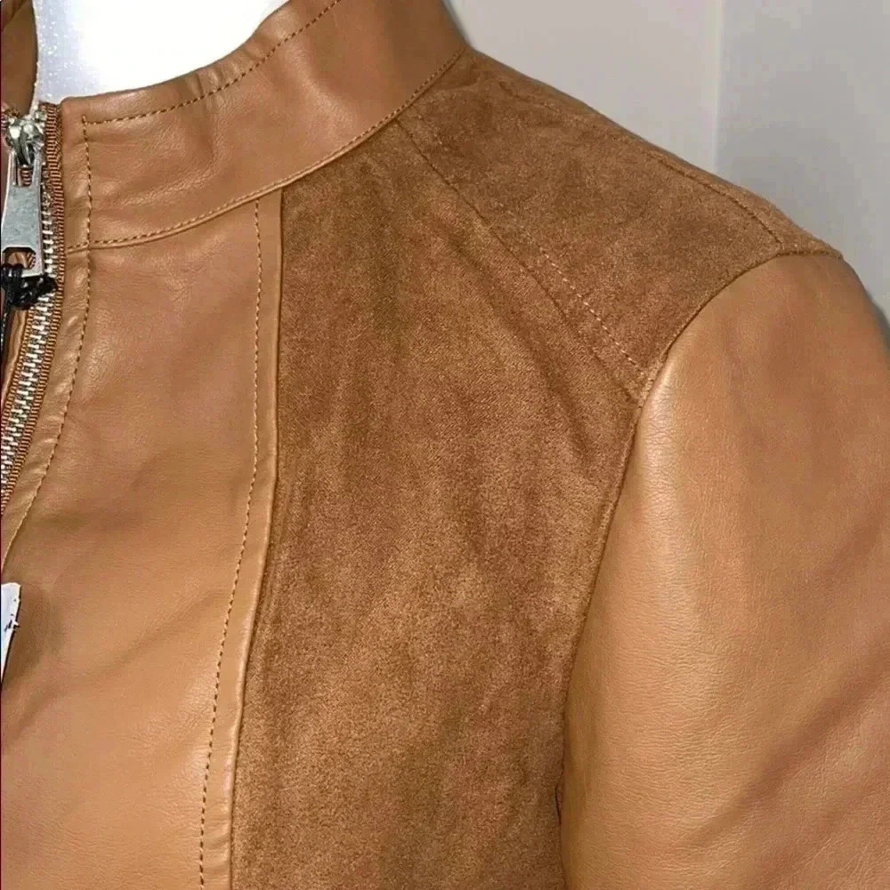 Cavalini Faux Leather Jacket - Picture 5 of 16